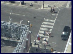 Views from CN Tower 51 - people on the street